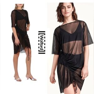 Wolford NWT Yoon Tulle Dress / Cover Up - Black size Small